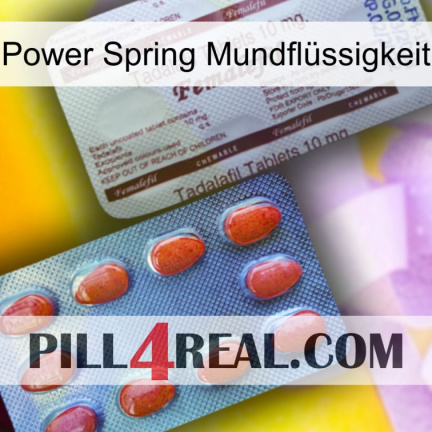 Power Spring Mundflüssigkeit 36